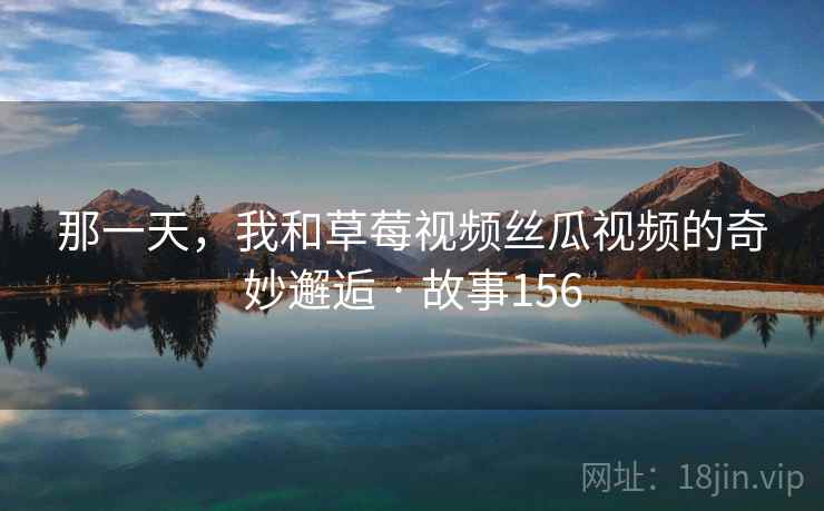 那一天，我和草莓视频丝瓜视频的奇妙邂逅 · 故事156